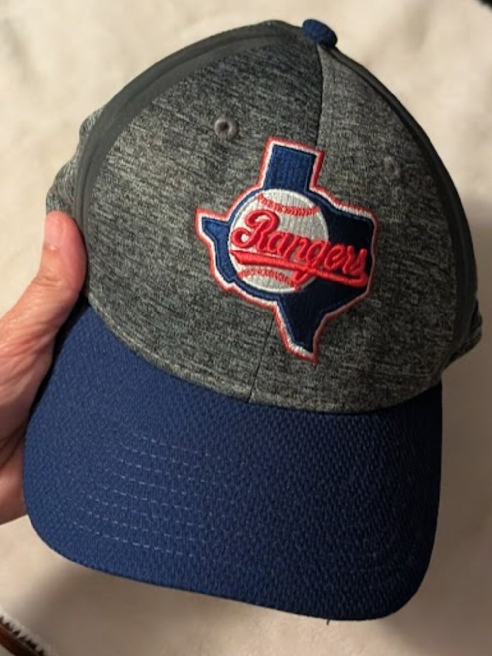 MLB New Era 39THIRTY Med-Large RANGERS Baseball Cap